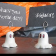 Place card holder Ghosts!